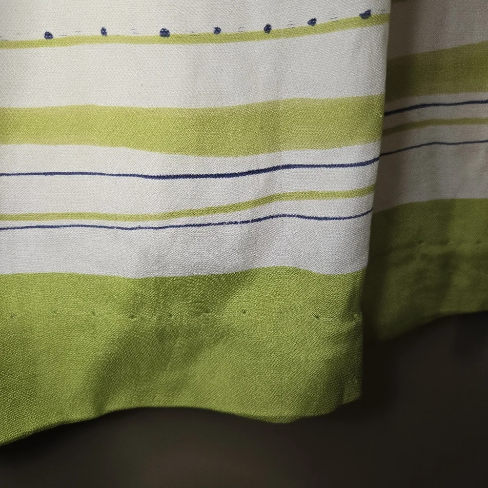 Valerie Stevens Women's Pleated Print Skirt 100% Silk Multicolor SIZE 16 Lined - Picture 11 of 16